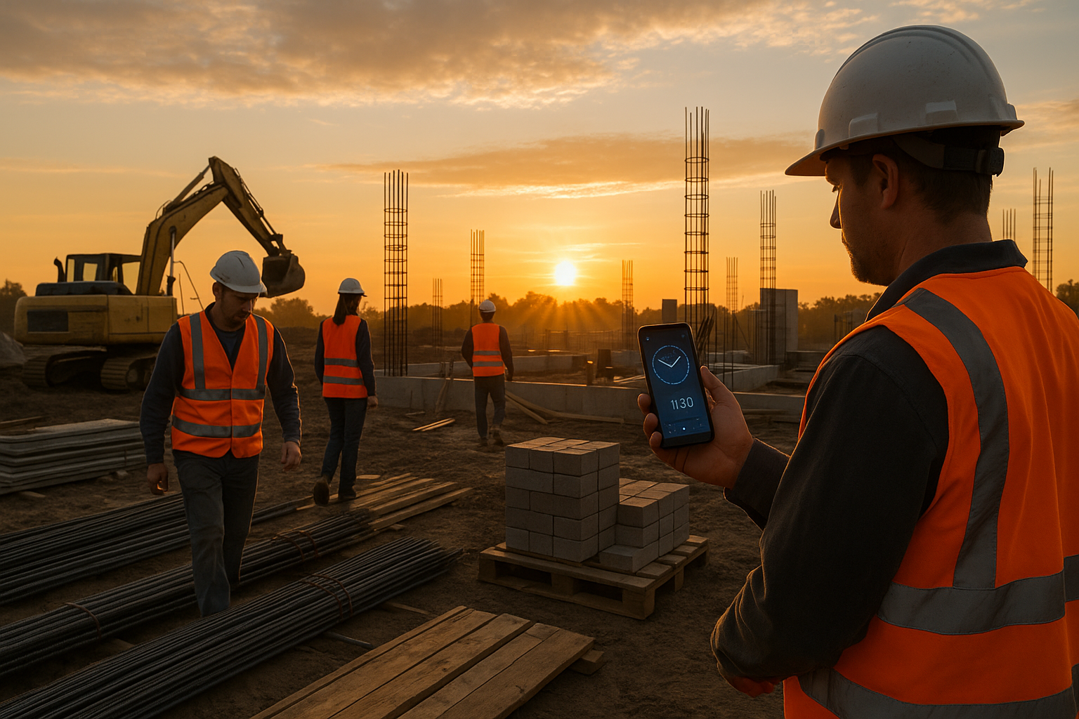 Pointage digital sur chantier : maîtrisez vos heures et vos coûts BTP